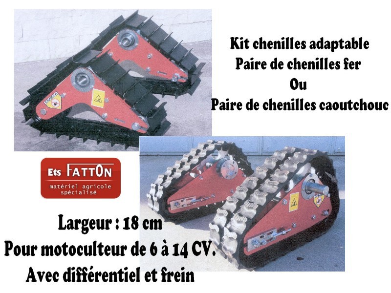 Motoculteur a chenille occasion