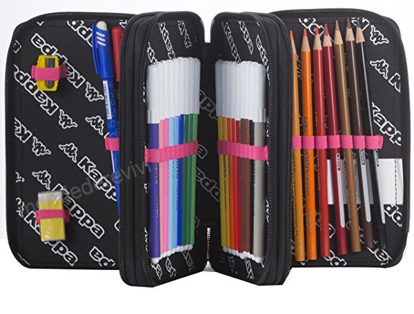 Trousse scolaire multi compartiments