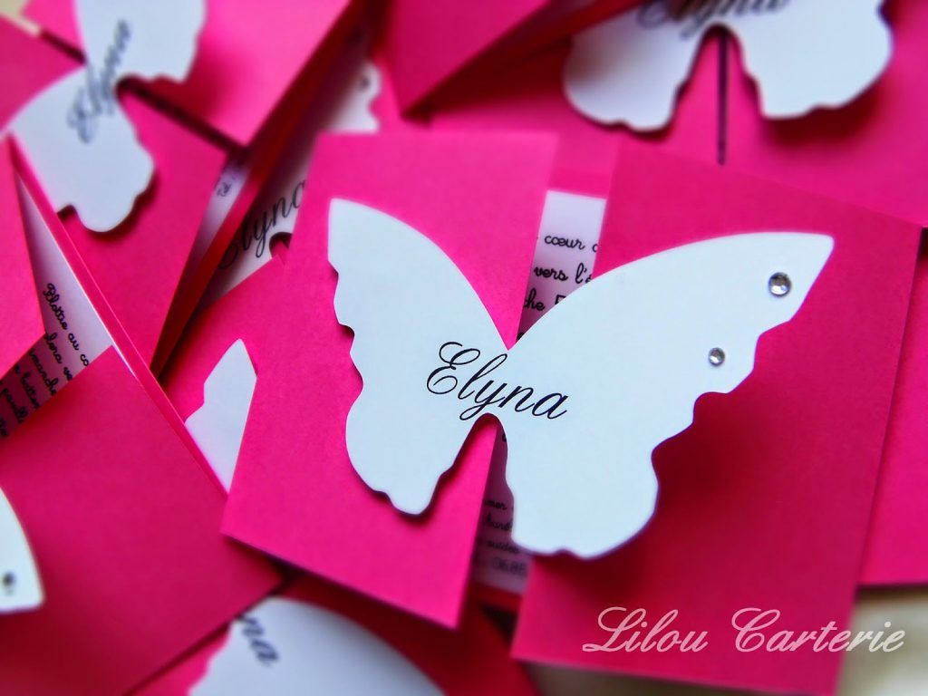 Texte faire part bapteme papillon