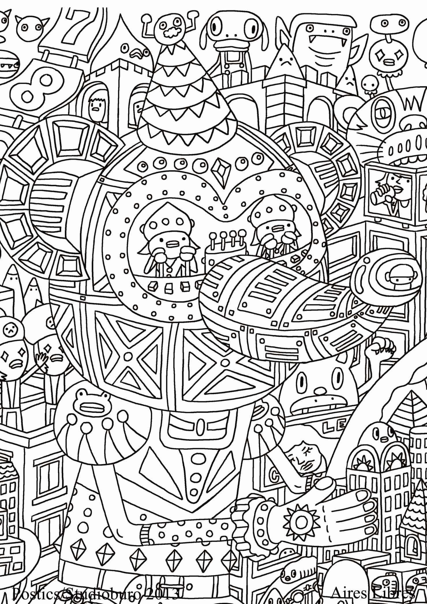 Coloriage magiques pour adulte à imprimer