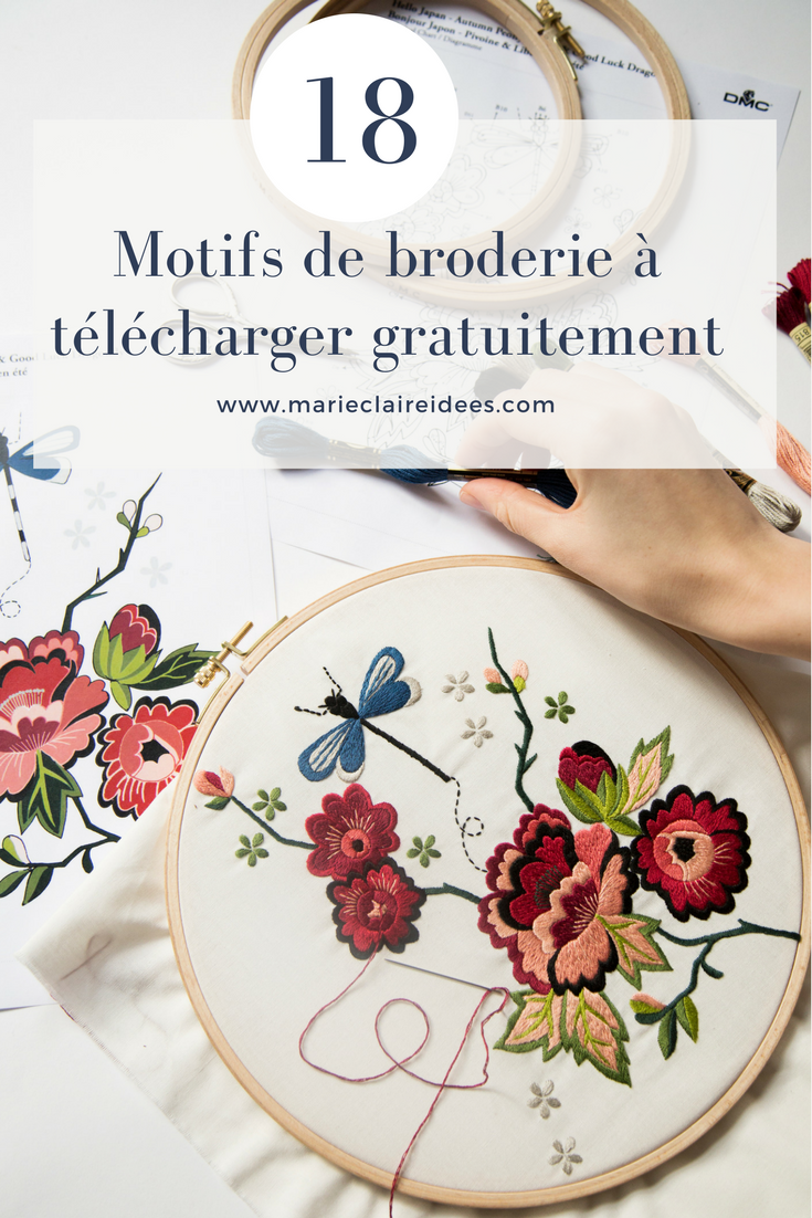 Motif de broderie pour drap gratuit