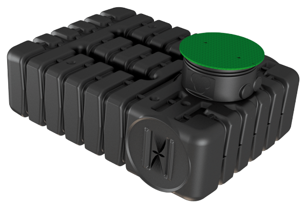 Récupérateur d'eau de pluie extra plat