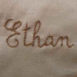 Apprendre a broder prenom