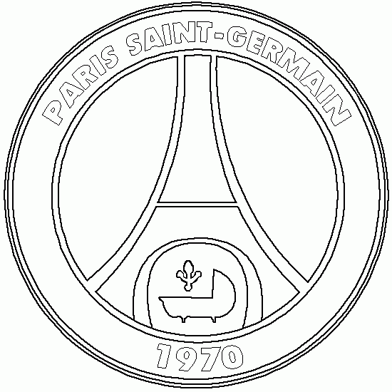 Coloriage de ecusson de foot