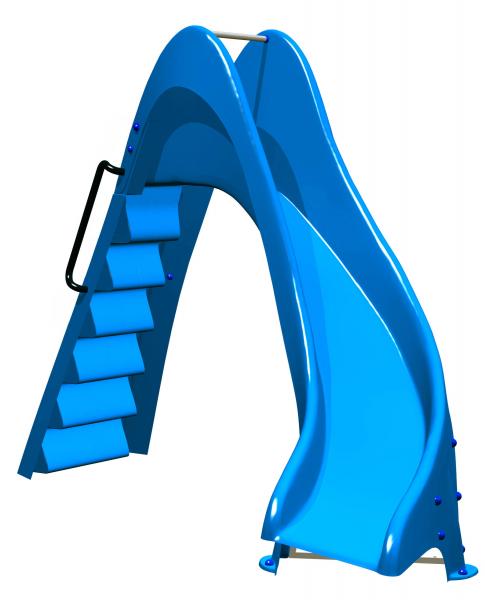 Toboggan pour piscine autoportante