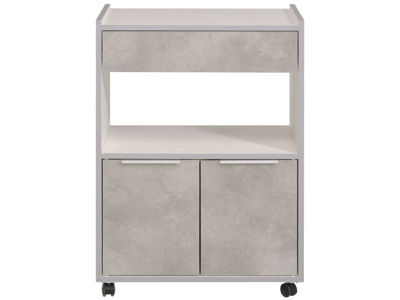 Desserte rouge conforama