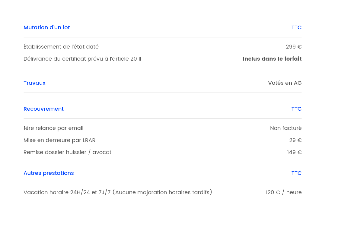 Assemblée générale extraordinaire copropriété coût