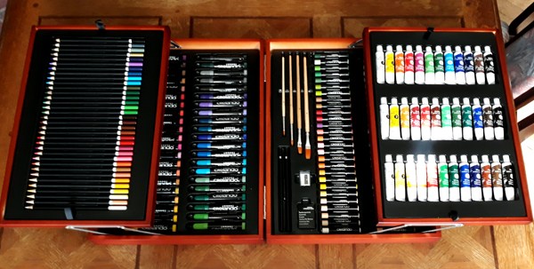 Coffret peinture acrylique lidl