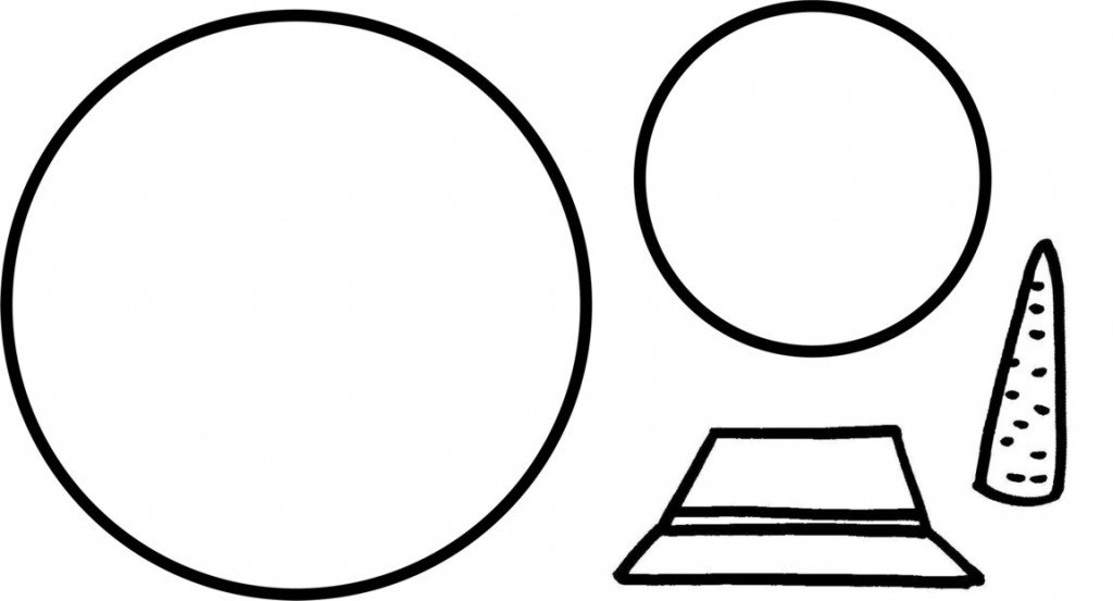 Coloriage bonhomme maternelle