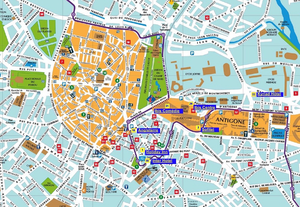 Plan centre ville toulouse pdf