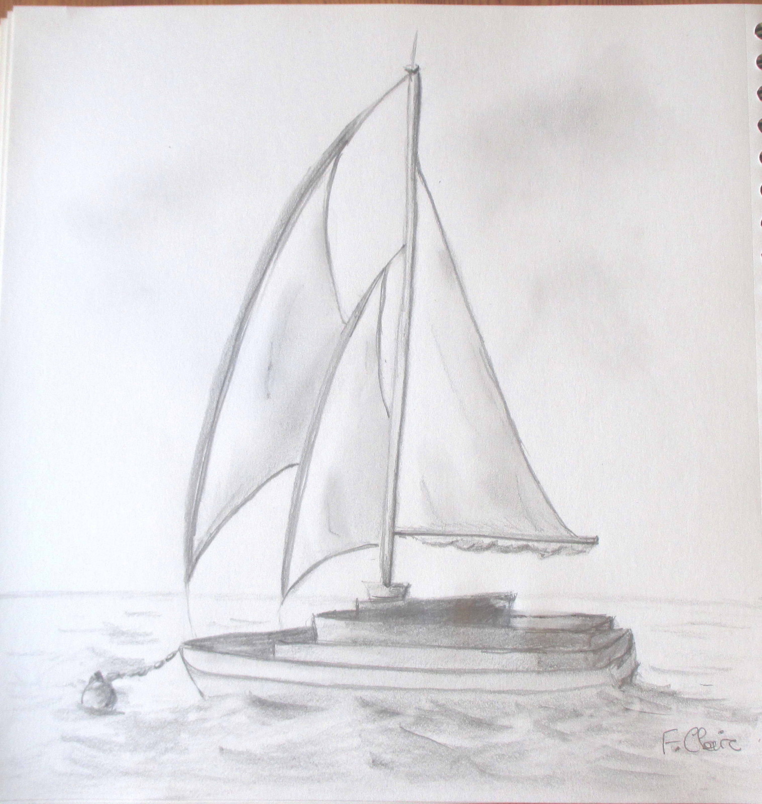 Esquisse pour aquarelle