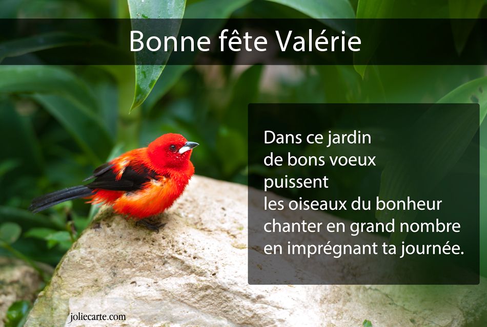 Images bonne fête valérie