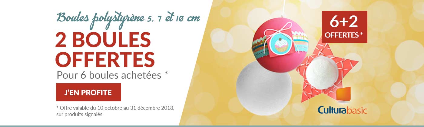 Boule de polystyrène cultura