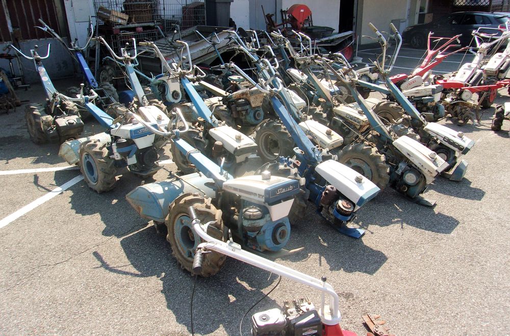 Motoculteur staub monoroue