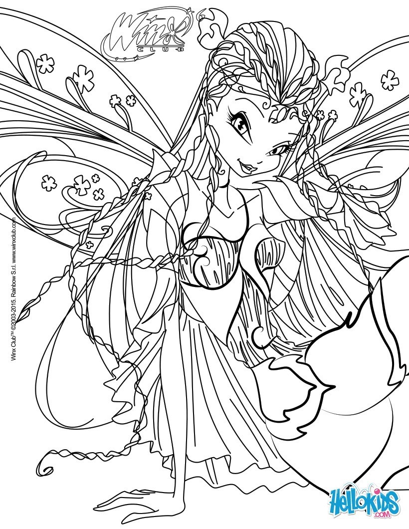 Dessin a imprimer les winx