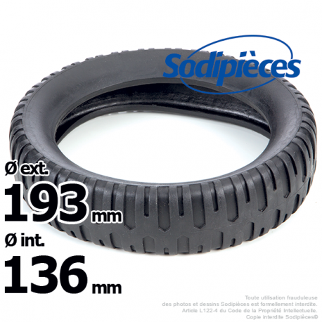 Bandage de roue de tondeuse honda