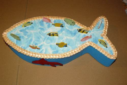 Bateau polystyrene à décorer