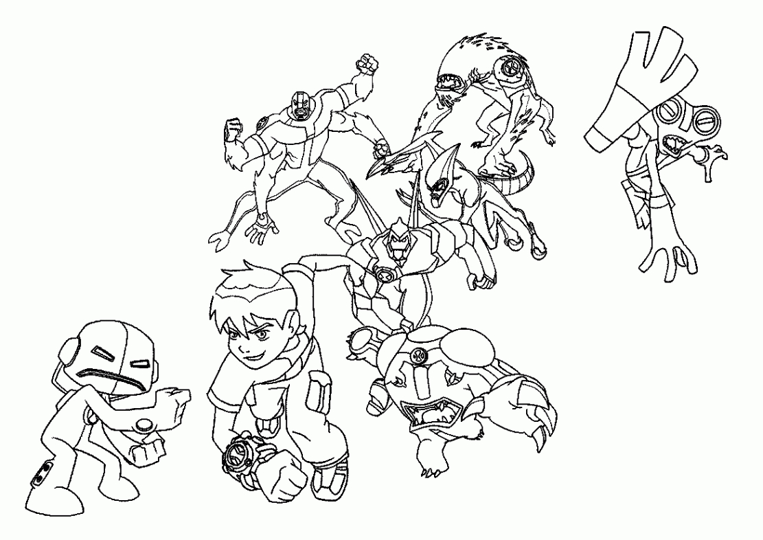 Coloriage magique ben 10