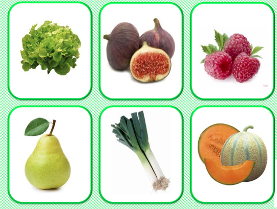 Images de légumes à imprimer