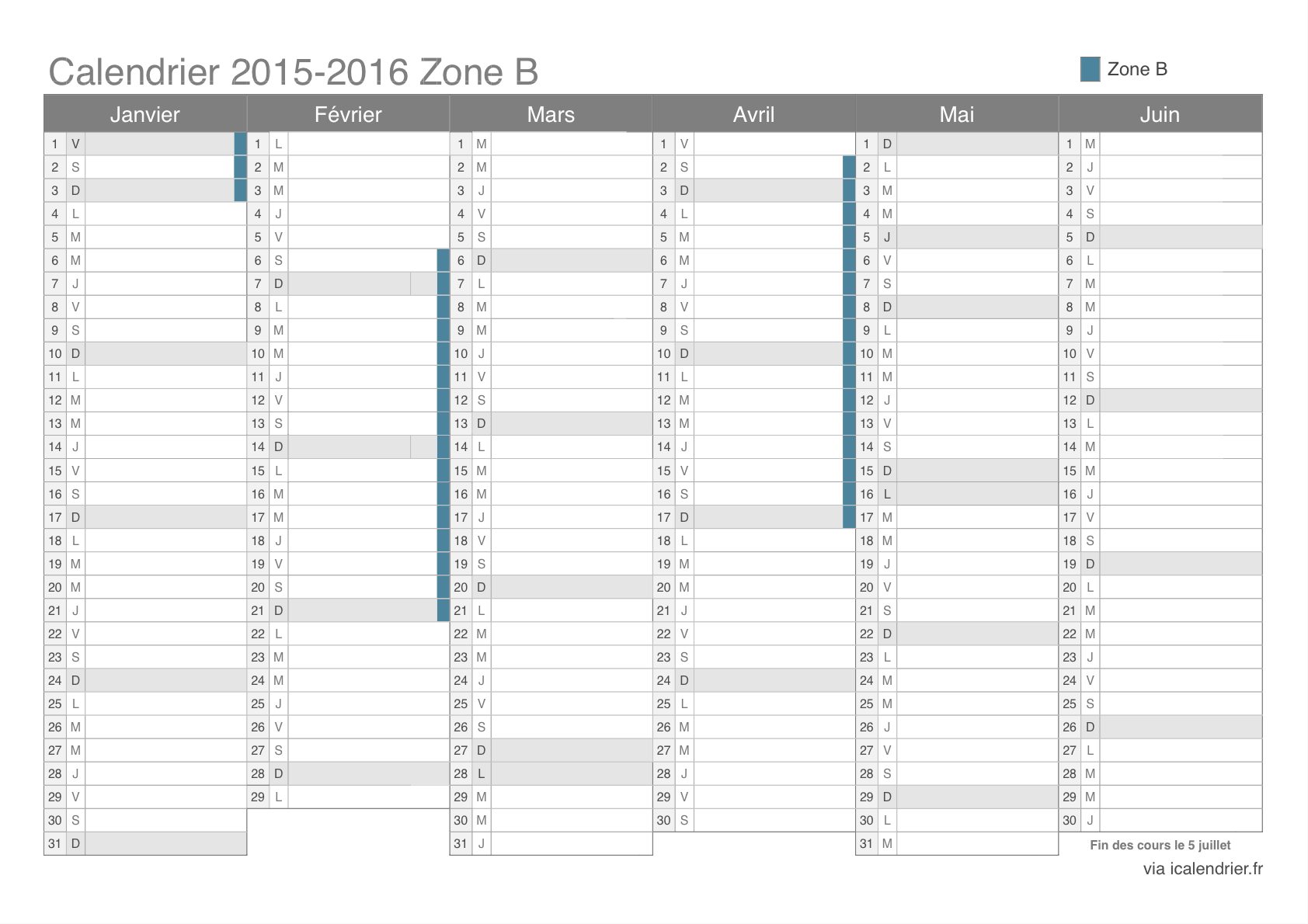 Vacances scolaires 2016 normandie