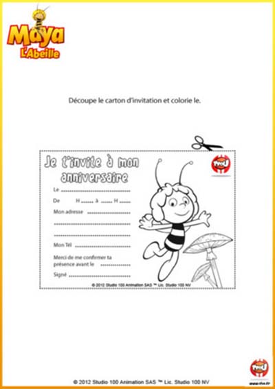 Maya cartes virtuelles animées