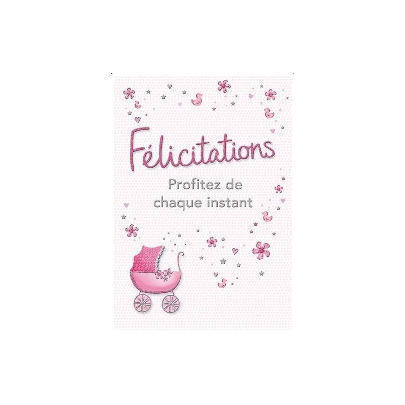 Carte de voeux naissance a imprimer