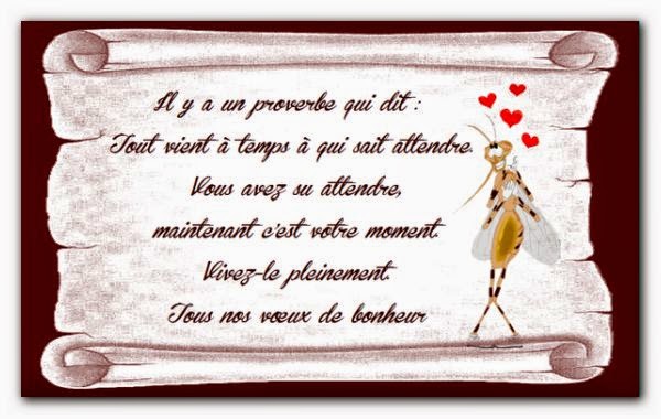 Modele de lettre de felicitation de mariage gratuite