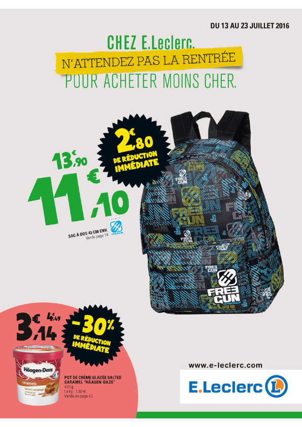 Leclerc trousse scolaire
