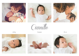 Faire part naissance panoramique