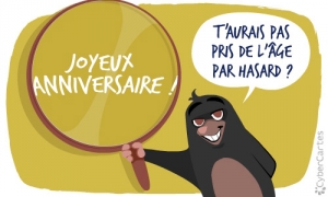 Cybercartes merci anniversaire