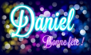 Carte bonne fete daniel