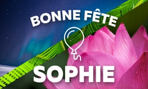 Carte virtuelle bonne fete sophie