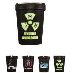 Cendrier anti fumée luminescent