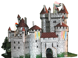 Maquette de chateau a construire