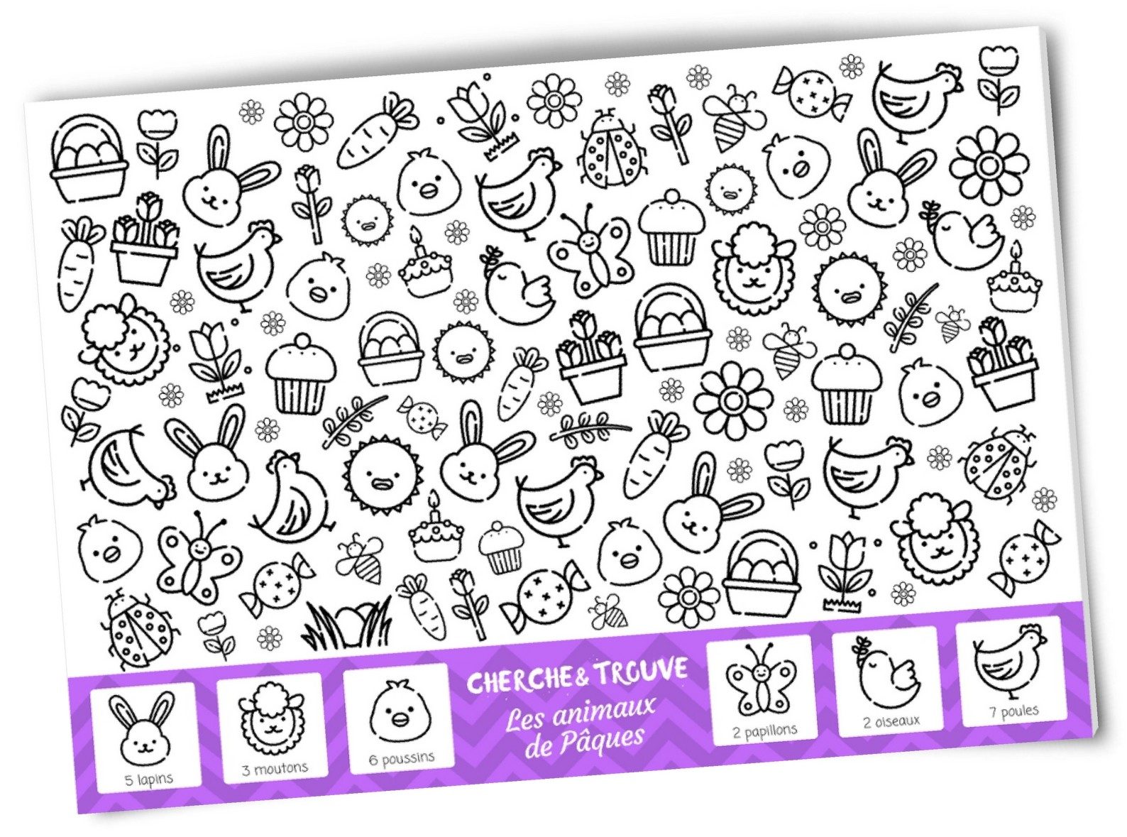 Motif paques a imprimer