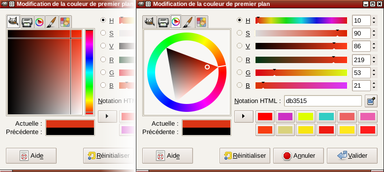 Logiciel melange couleur peinture