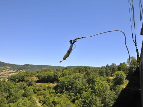 Saut elastique ardeche