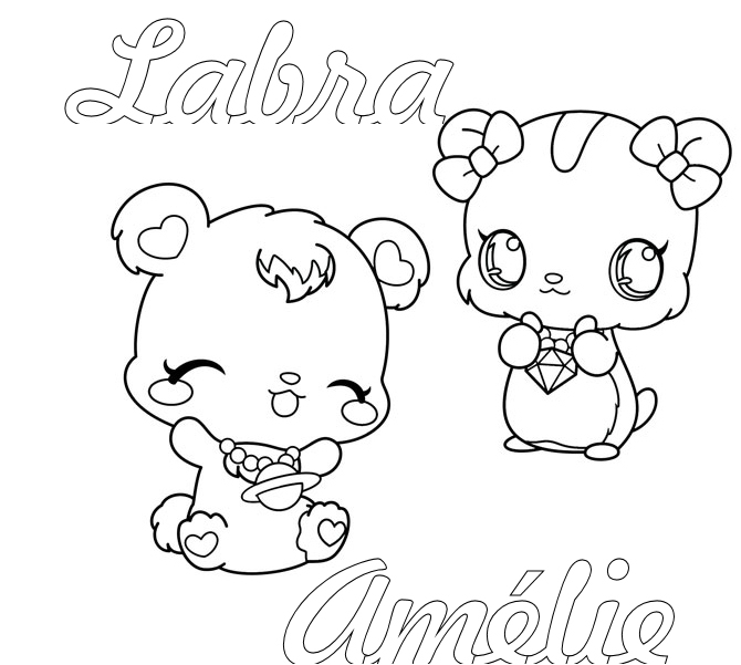 Coloriage jewelpet