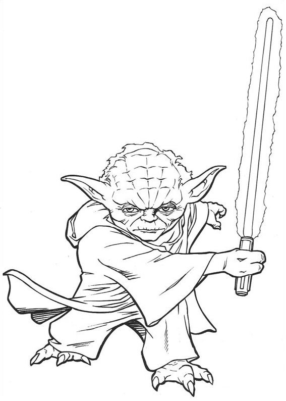 Dessin a colorier star wars