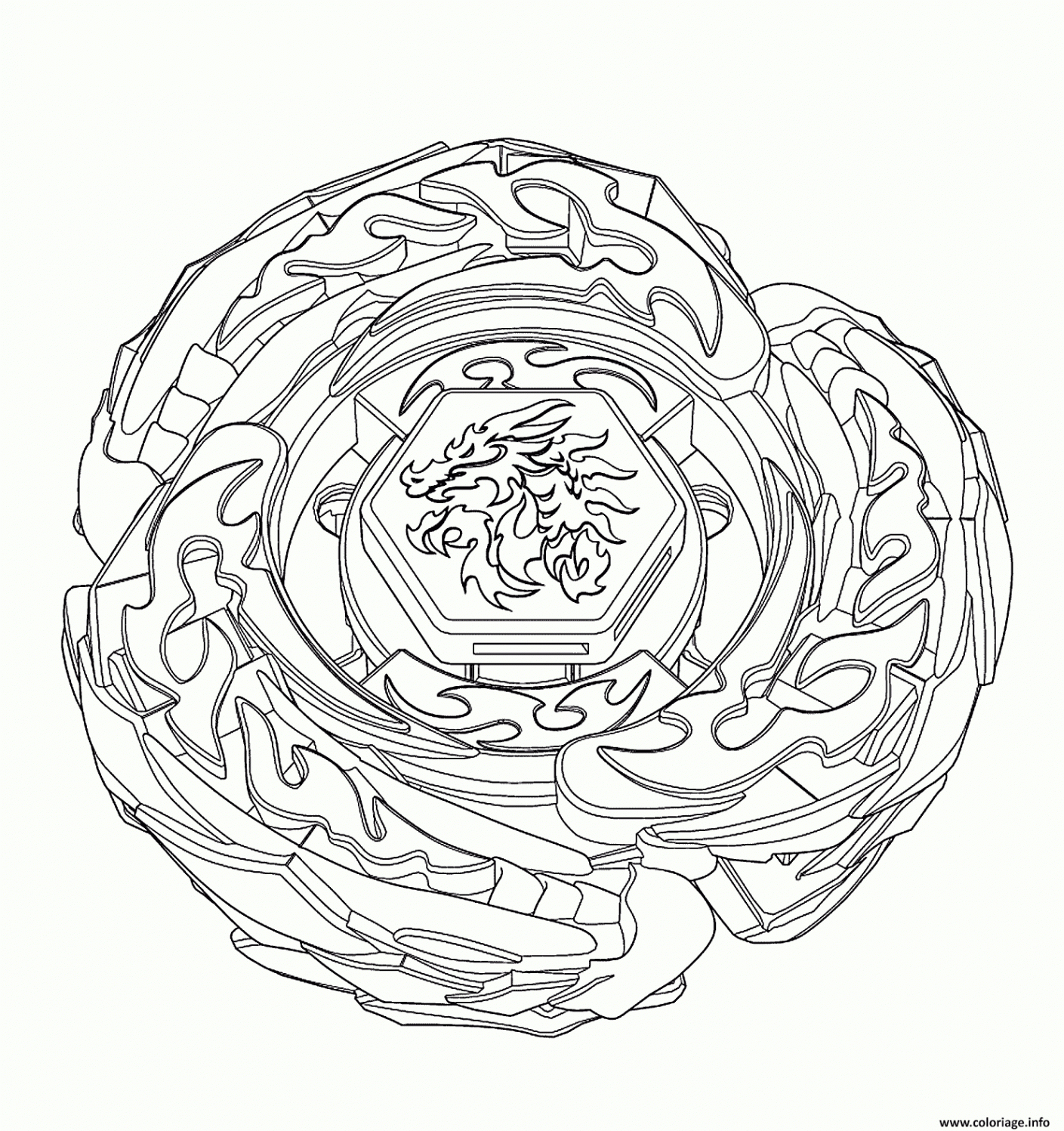 Coloriage beyblade