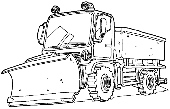 Dessin à imprimer camion