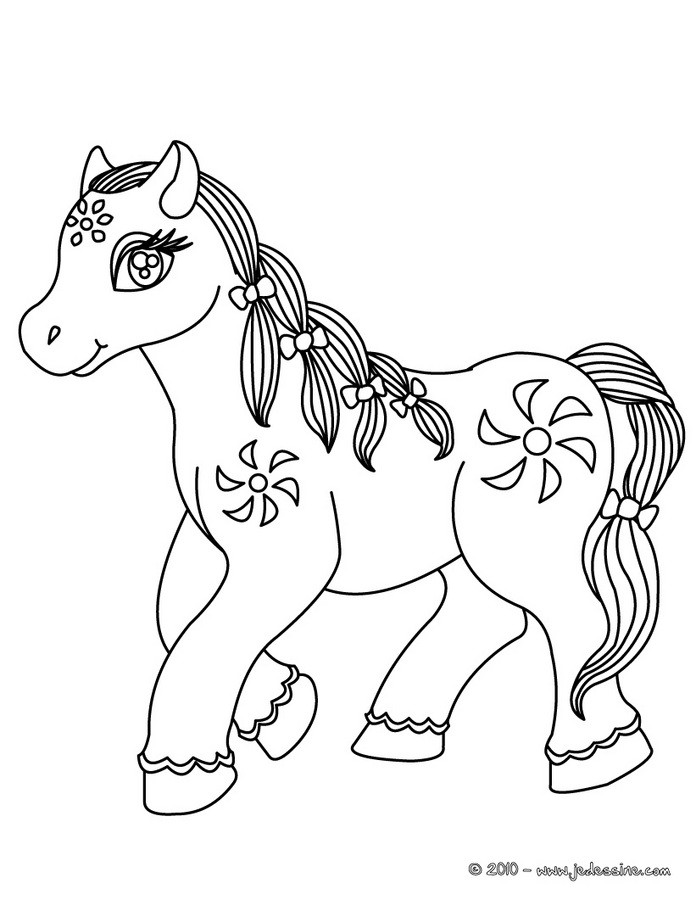 Vrac coloriage cheval