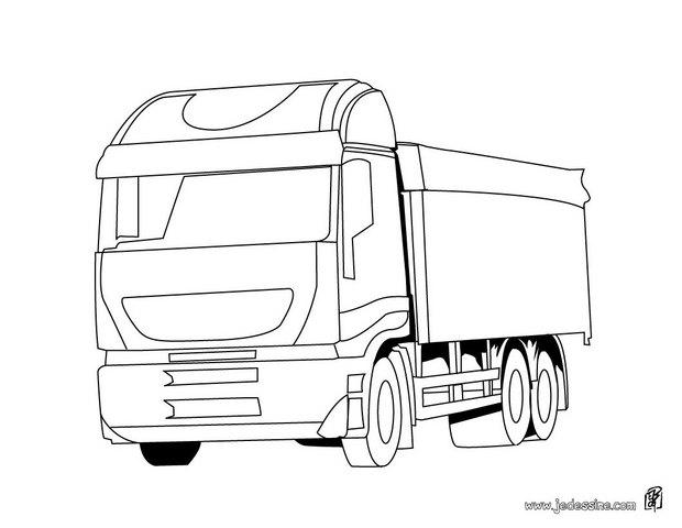Dessin de camion de chantier