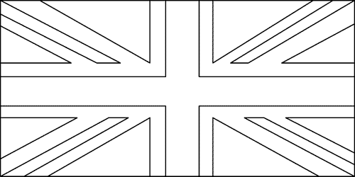 Coloriage drapeau angleterre