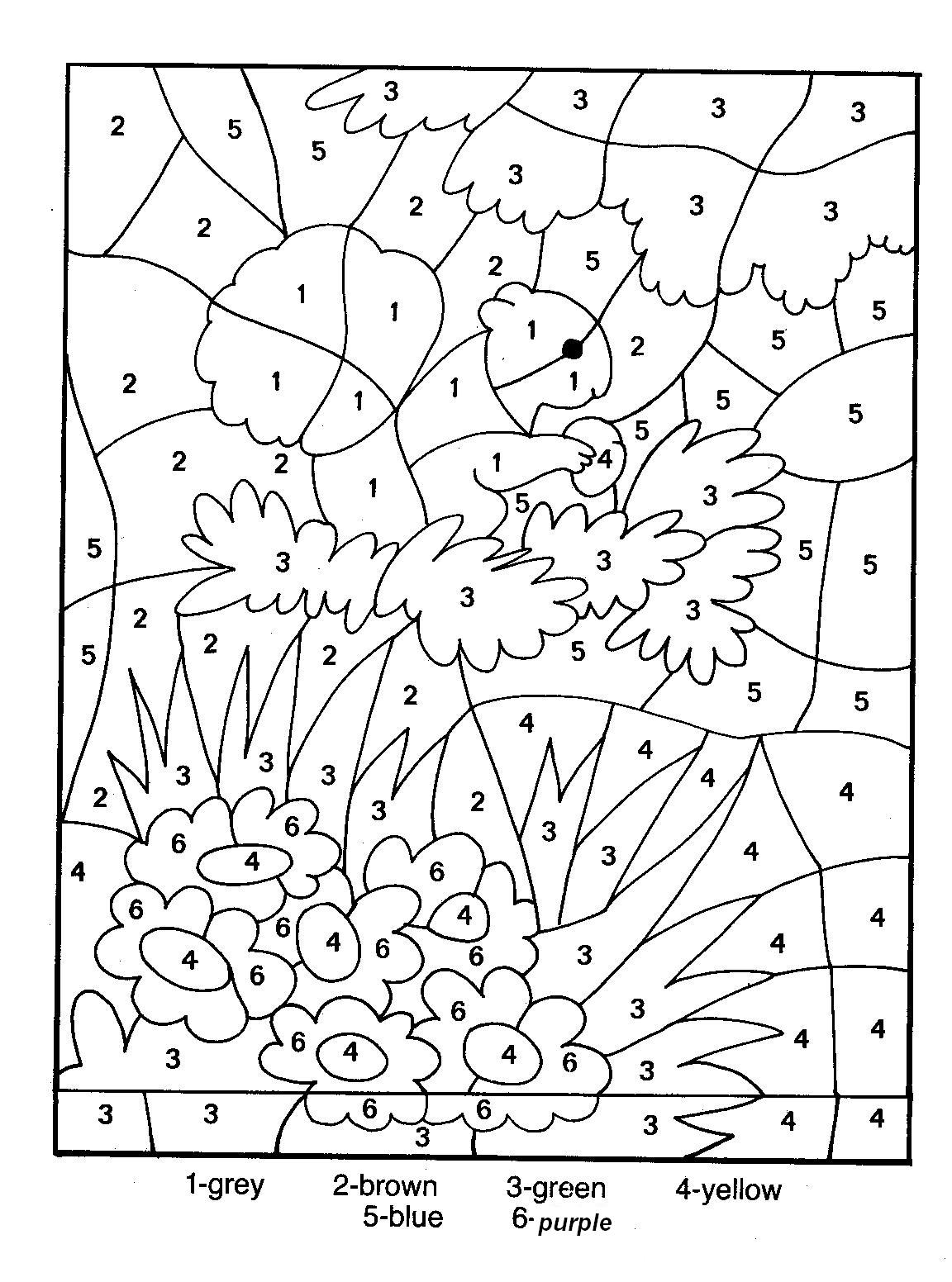 Coloriage anglais ce1