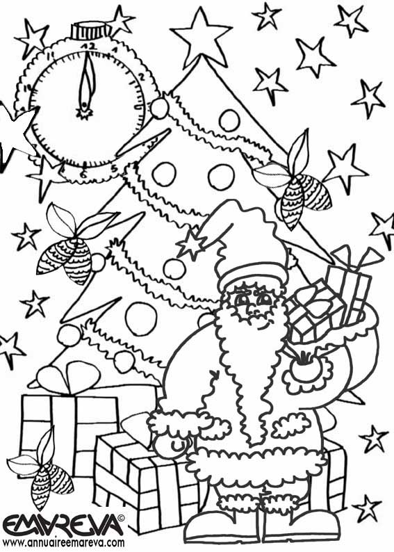 Coloriage noel ce1