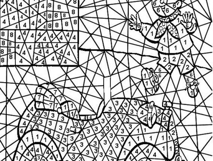 Coloriage magique 4ème