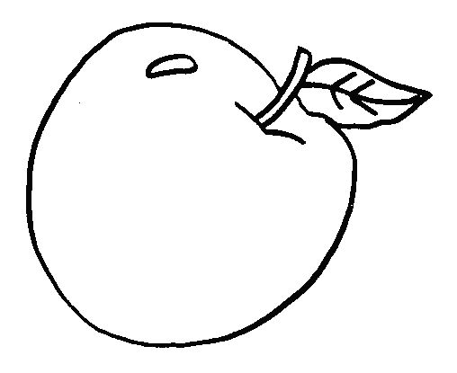 Dessin pomme a imprimer