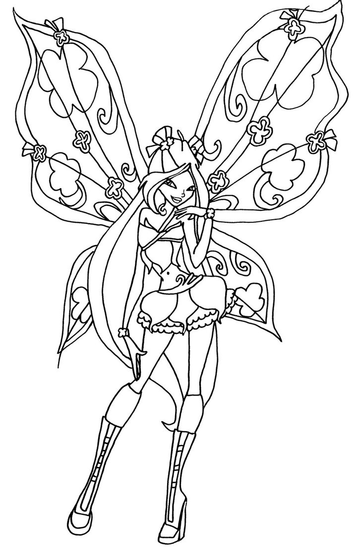 Coloriages winx believix