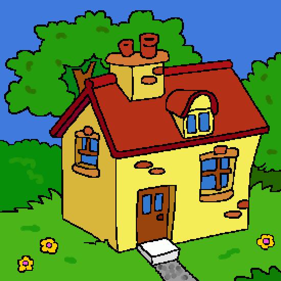 Dessin couleur maison